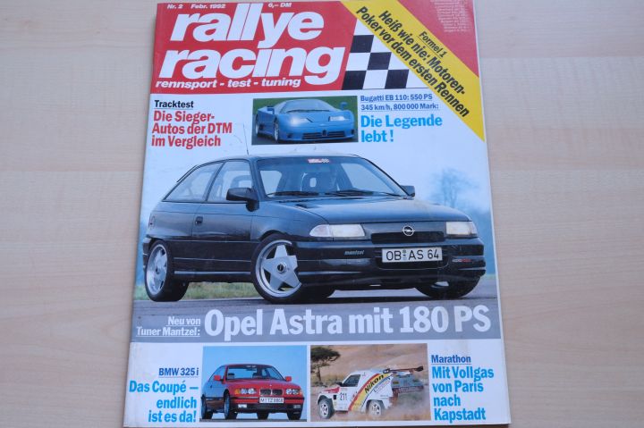 Deckblatt Rallye Racing (02/1992)